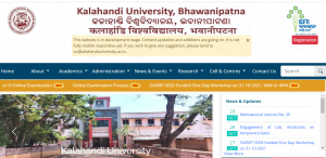 Kalahandi University Recruitment 2021