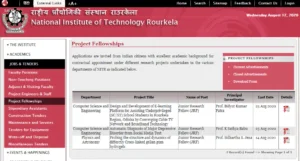 NIT Rourkela Recruitment 2024