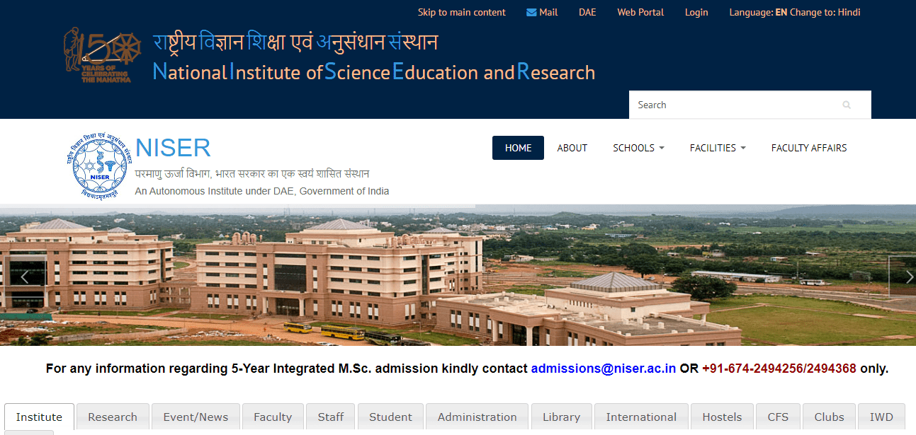 NISER SO Recruitment 2022 Apply Online For Scientific Officer Posts ...