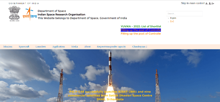 ISRO Recruitment