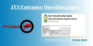 JTS Entrance Question Paper 2023