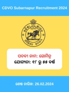 CDVO Subarnapur Recruitment 2024 (1)