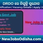 DRDO Job Vacancy