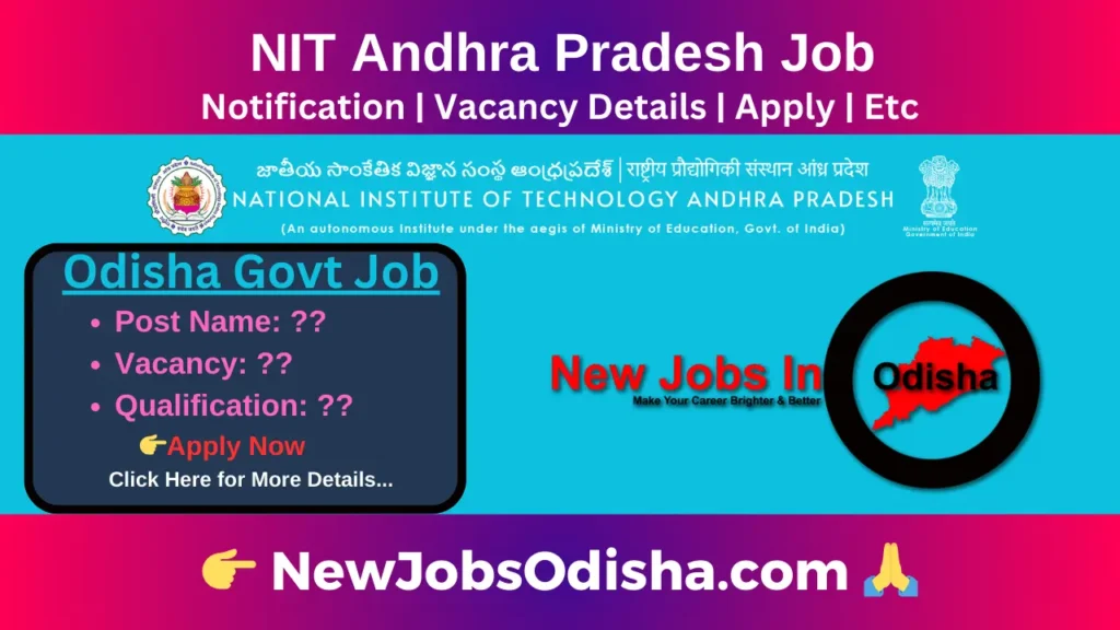 NIT Andhra Pradesh Job