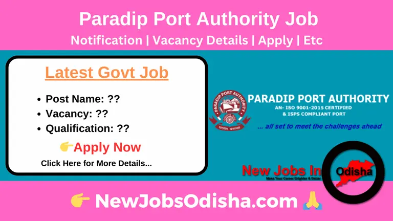 Paradip Port Job