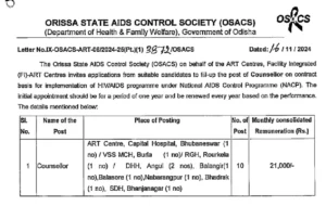 OSACS Recruitment 2024