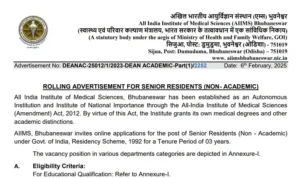 AIIMS Bhubaneswar Recruitment 2025