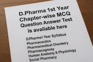 D.Pharma 1st Year thum